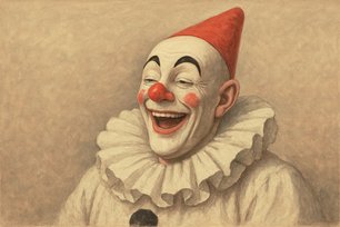 Zeichnung von einem Clown