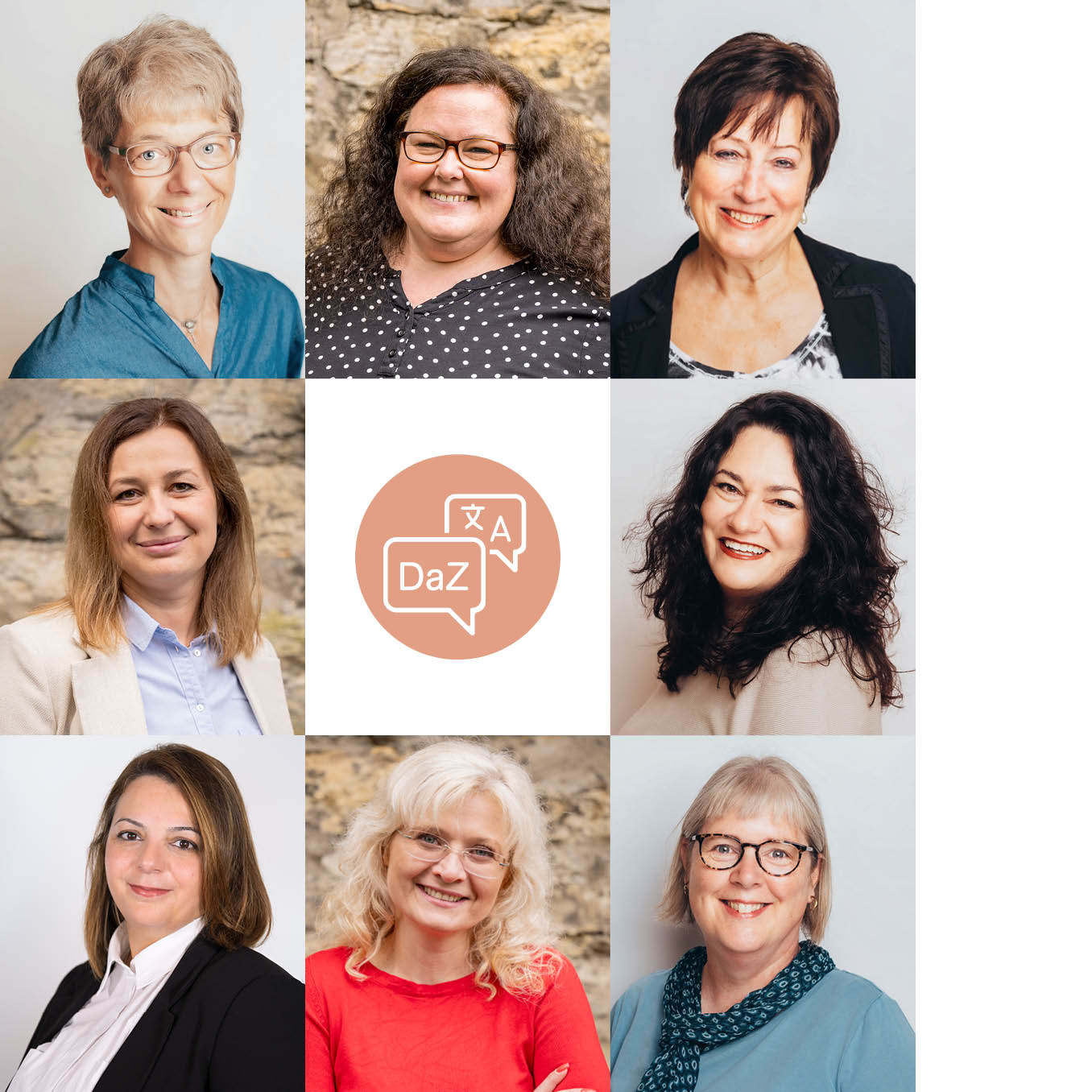 Teamfoto Ansprechpersonen Deutsch als Zweitsprache